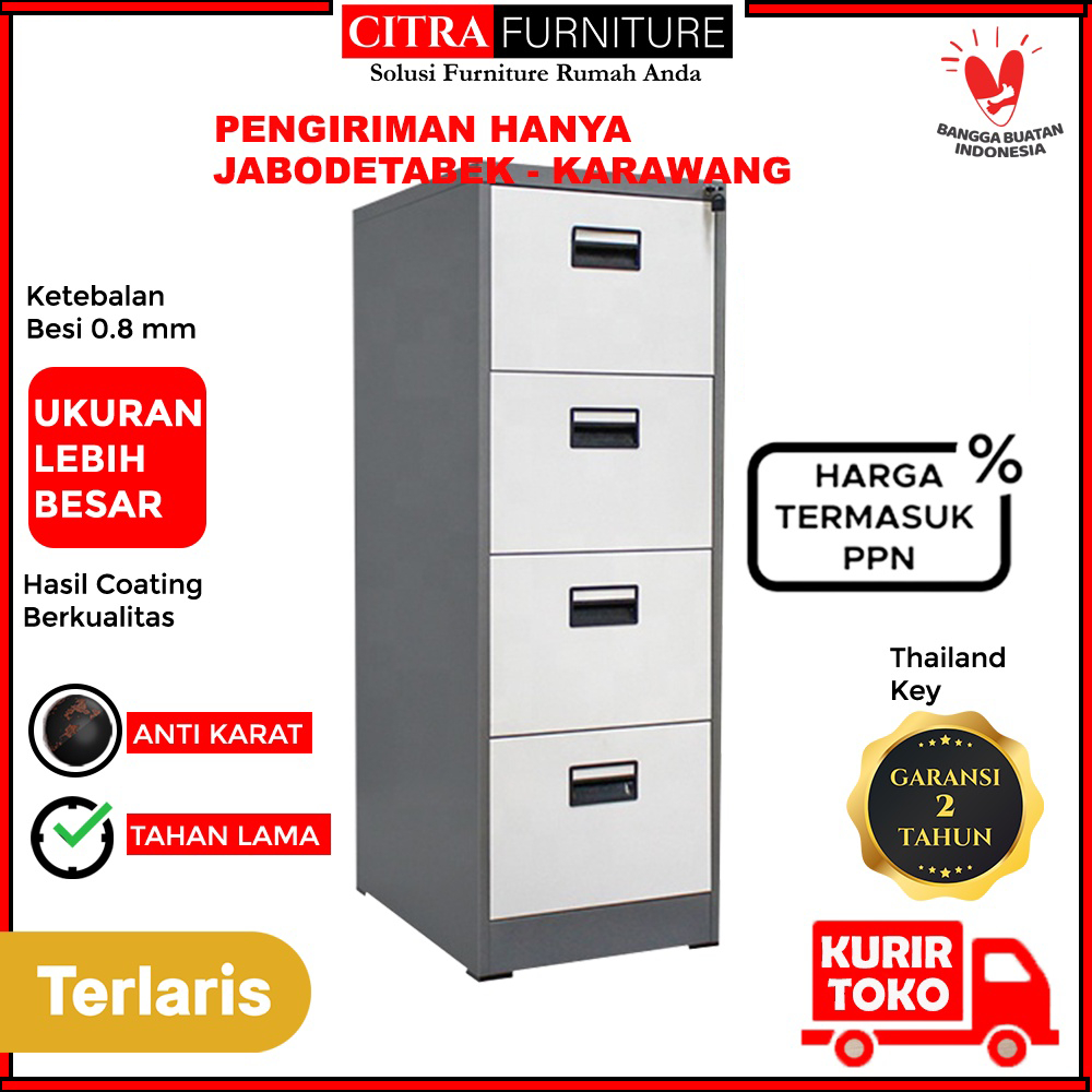 Jual Citra Furniture Shumo ® Filling Kabinet Besi 4 Susun Laci 