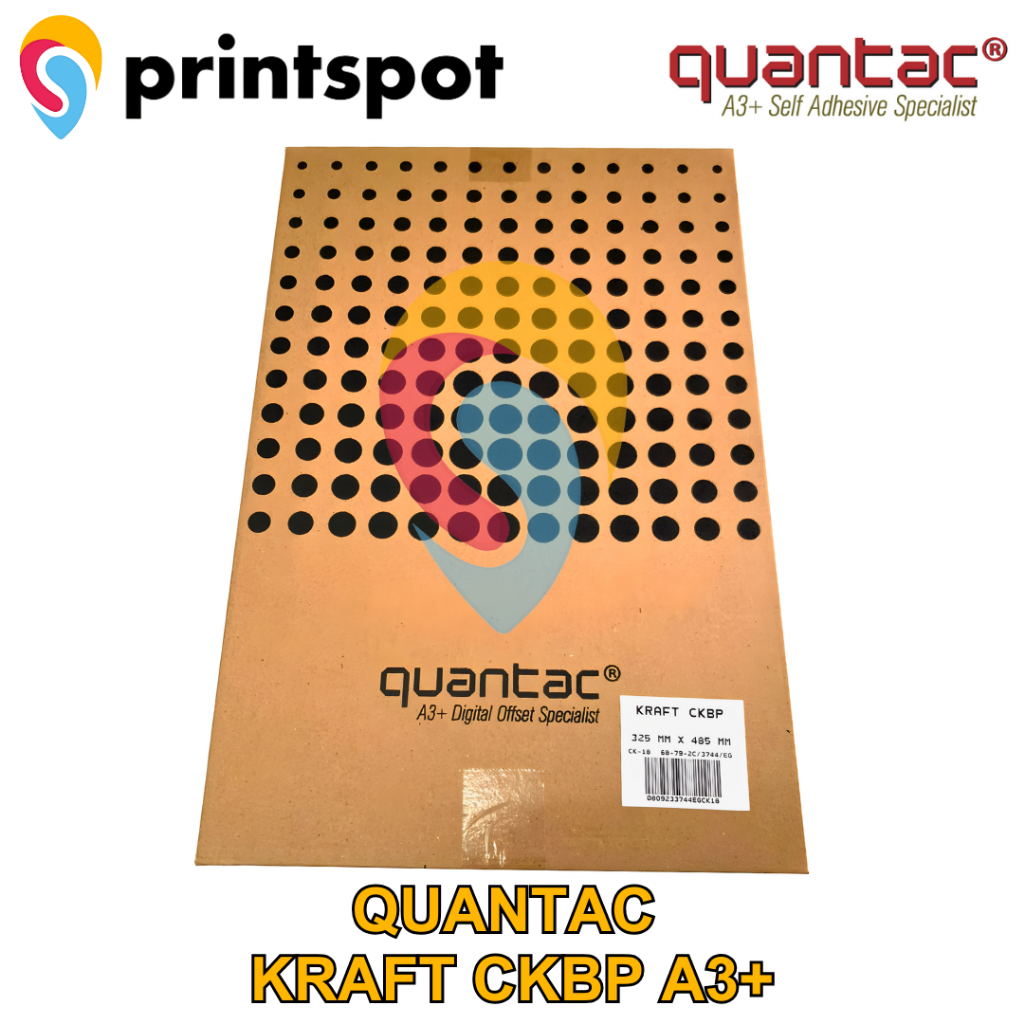 Jual Quantac CKBP Sticker Label Kraft A3+ Stiker Paper Coklat Vintage ...