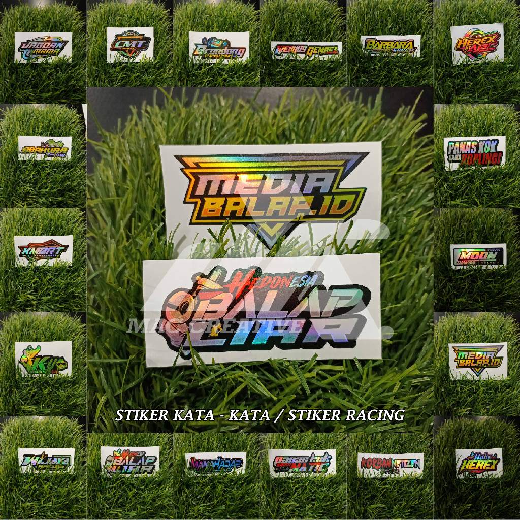 Jual Stiker kata-kata / Stiker viral / Stiker bengkel terbaru / Stiker ...