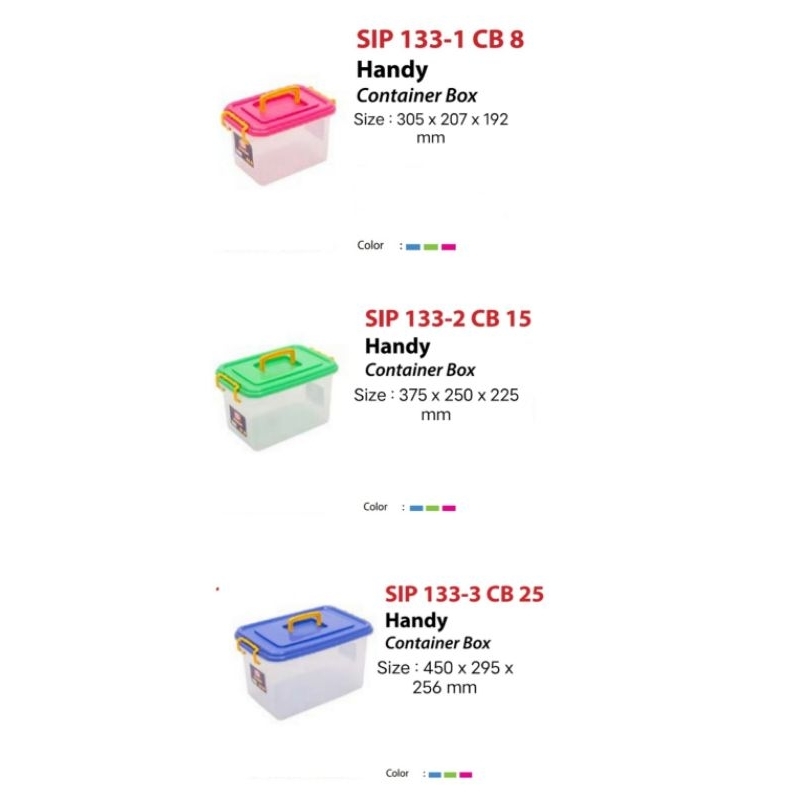 Jual Container box handy Shinpo 133-(1),(2),(3) /pc | Shopee Indonesia