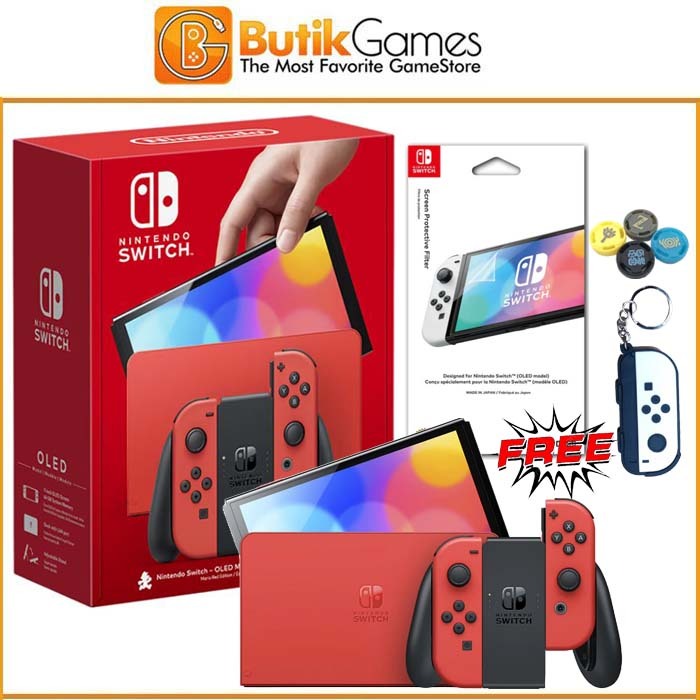 Jual Nintendo Switch OLED Mario Red Edition | Shopee Indonesia