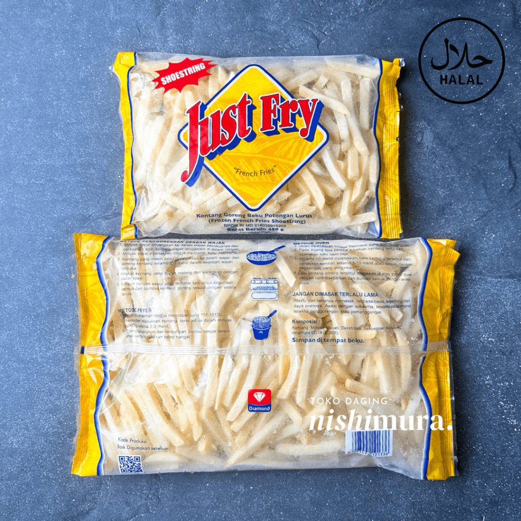 Jual French Fries Shoestring Just Fry Potongan Tipis seperti Fast