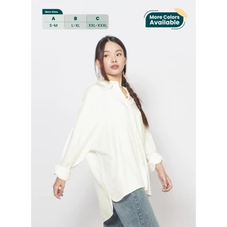 Ixora Odele Oversized Shirt - Kemeja Wanita Oversized