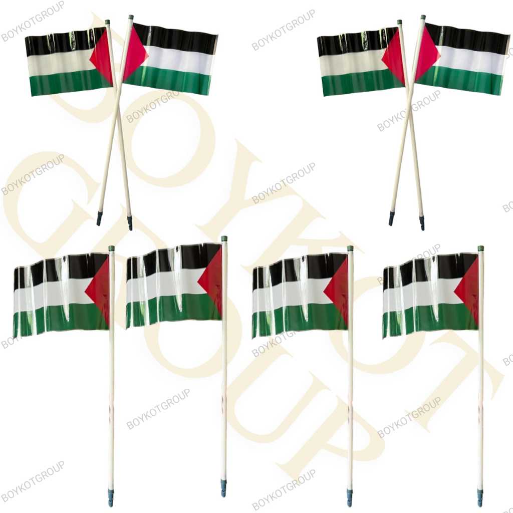 Jual Bendera Plastik Palestina 20 Pcs Plus Peluit Bendera Tangan ...