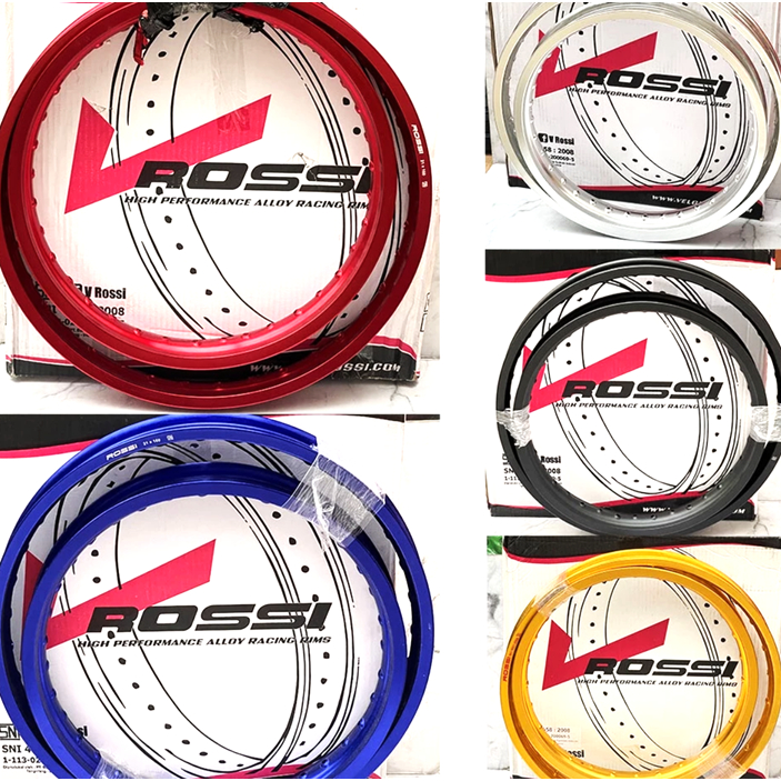 Jual VELG Alloy ROSSI 18 21 Lubang Hole 36 Trail Cross KLX CRF WR Warna ...