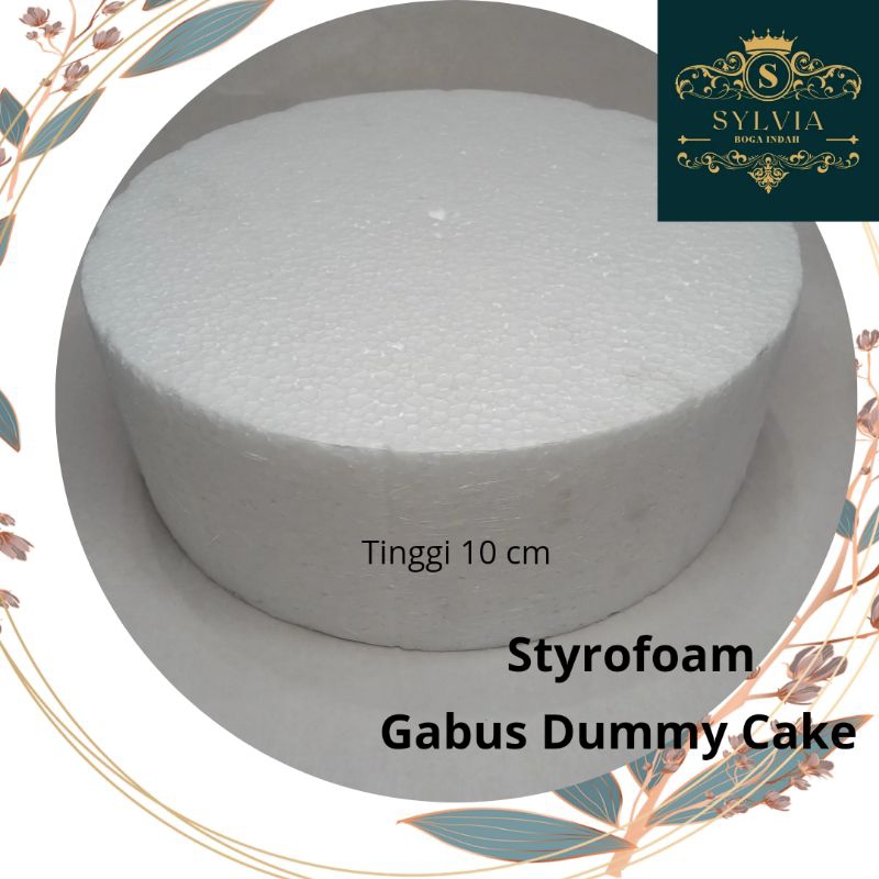 Jual GDC D2210 Gabus Dummy Cake Styrofoam D 22 cm T 10 cm Shopee