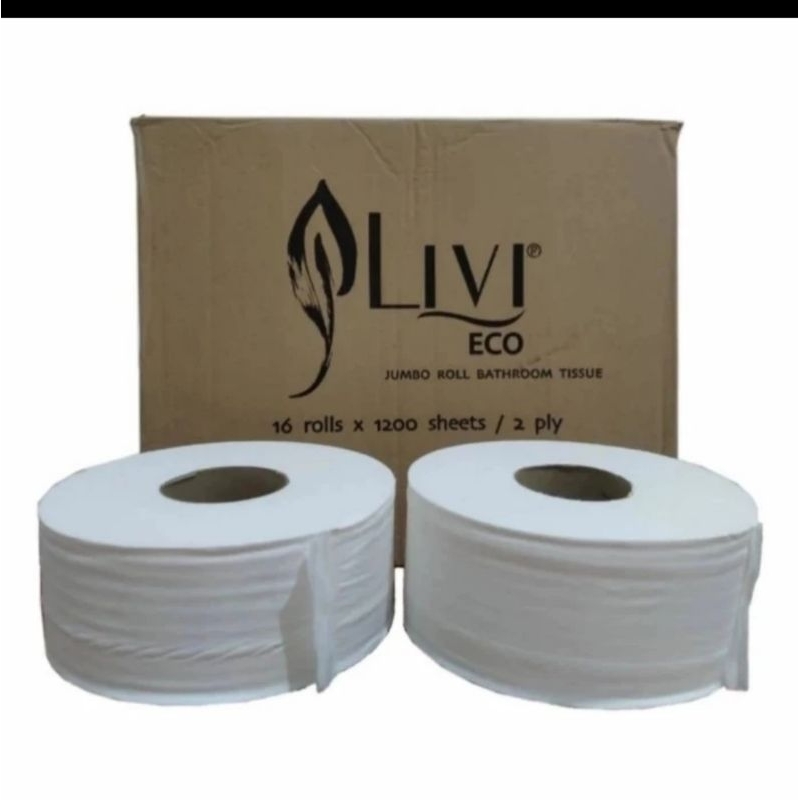 Jual Tissu Jumbo Roll Livi Livi Eco Toilet Jrt Shopee Indonesia