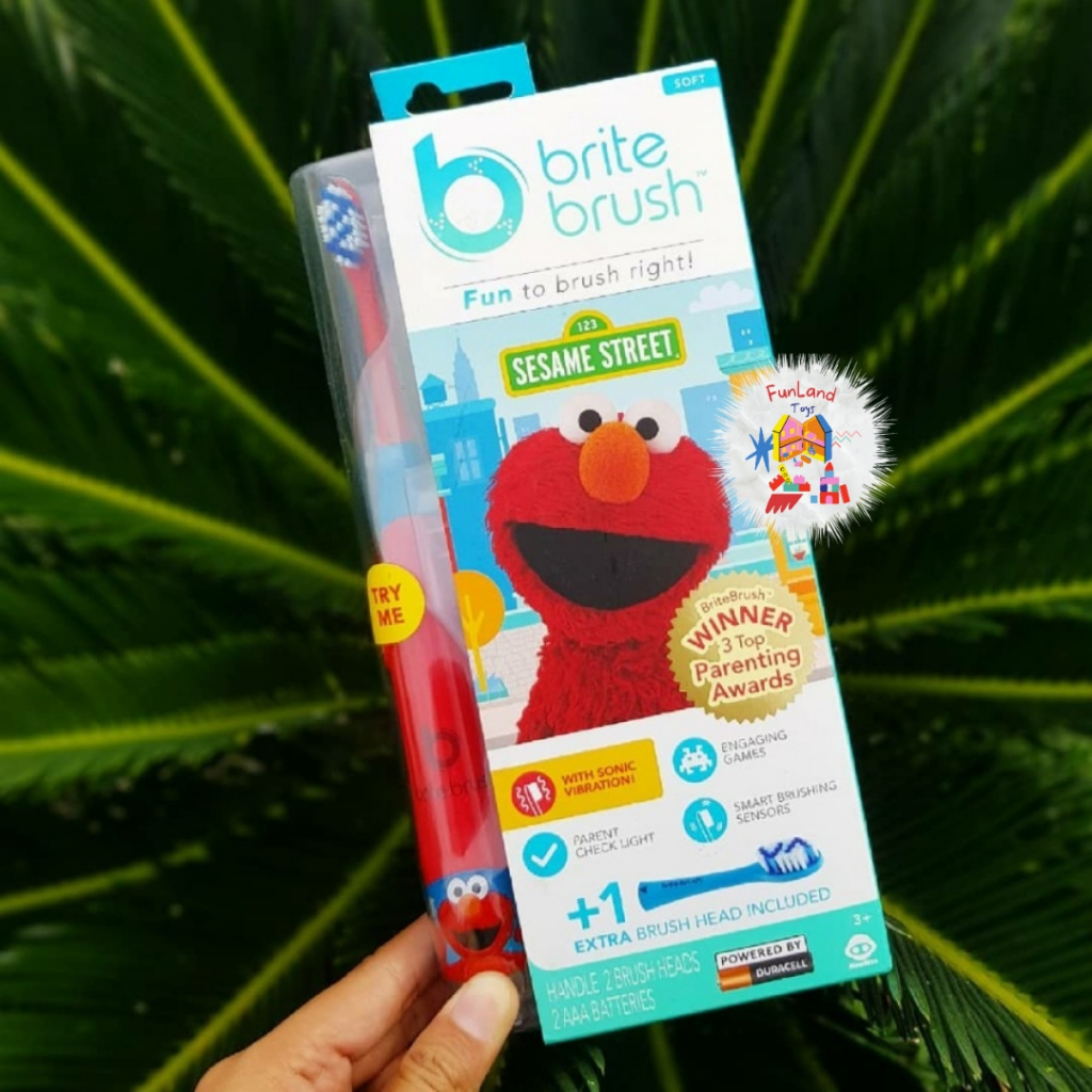 Jual BriteBrush Sesame Street (Elmo) Shopee Indonesia