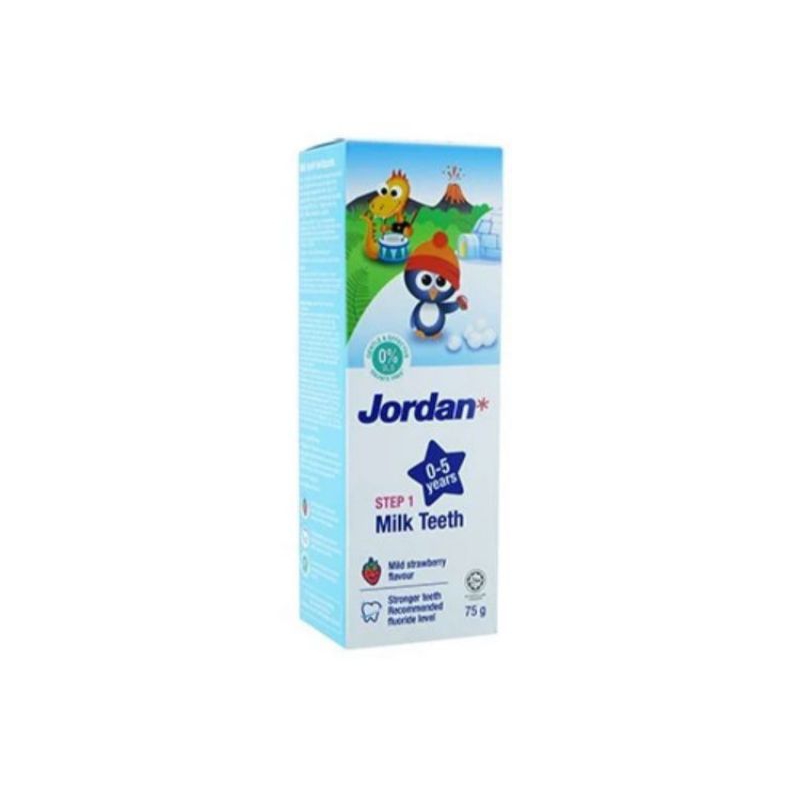 Jual Pasta Gigi Anak Jordan - Step 1 - 0-5 Tahun - Rasa Strawberry ...