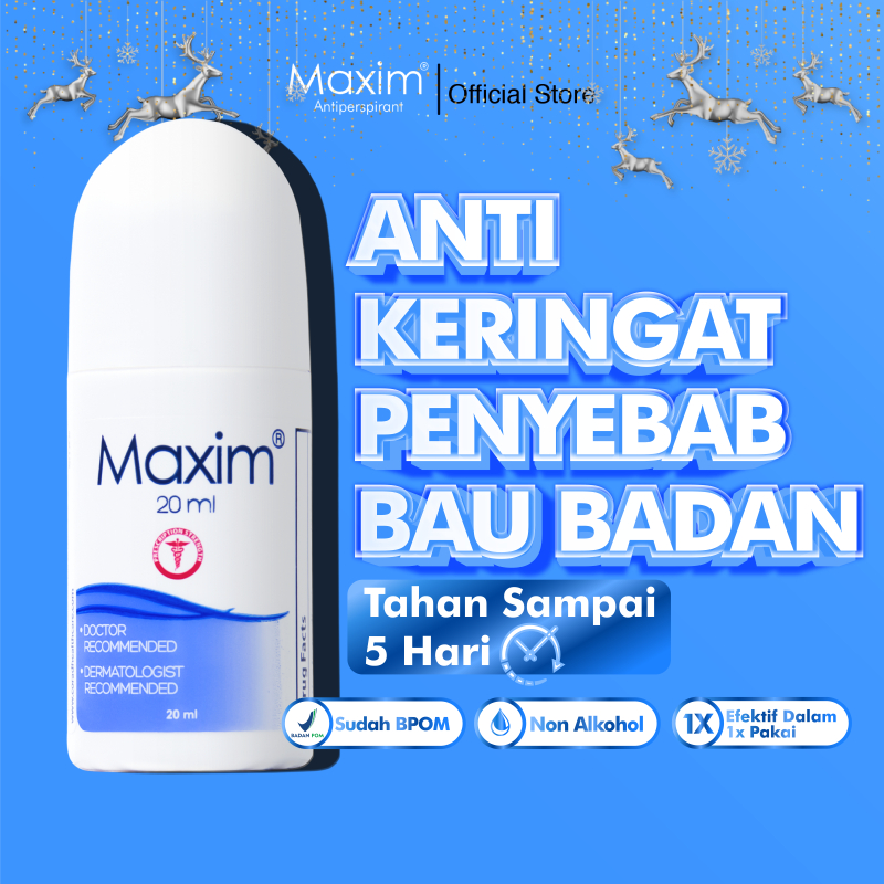 Jual Maxim Antiperspirant Roll On 15 20ml Deodoran Perawatan Ketiak