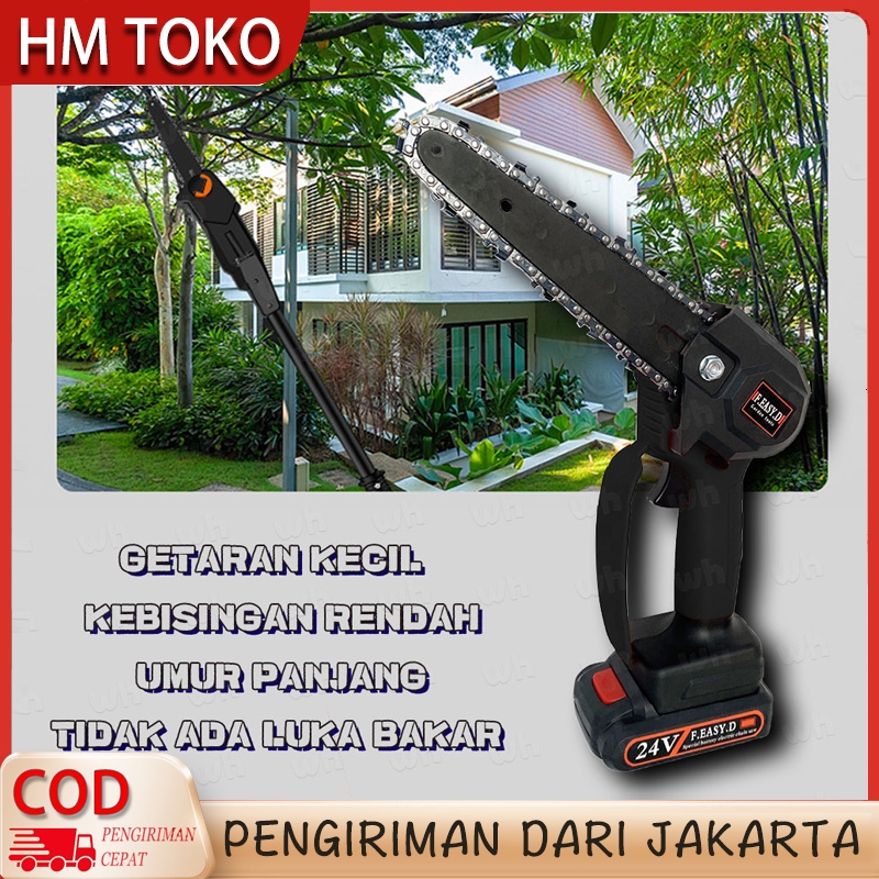 Jual Hm Toko Gergaji Listrik Rantai Elektrik Mini 24 Volt Portable