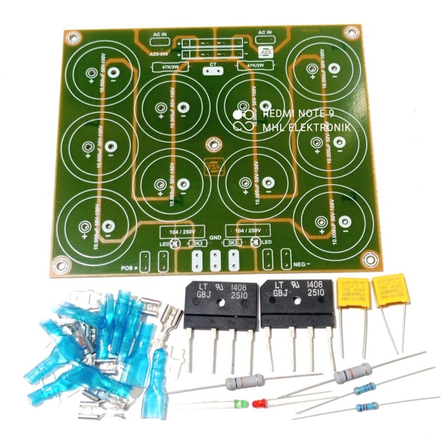 Jual Paket Pcb Psu Elco Class Ab Dan B Plus Komponen Lengkap Dengan