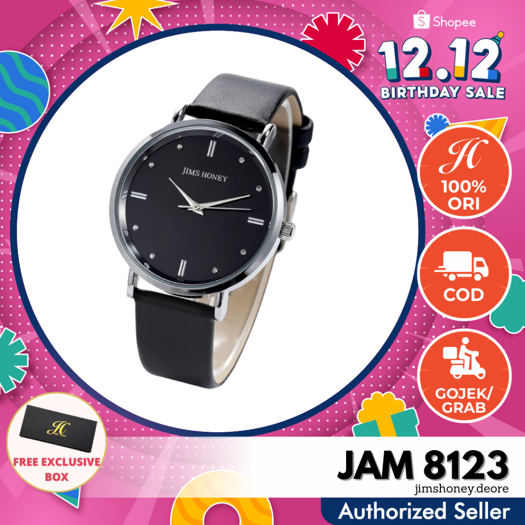 Jual JAM TANGAN JIMS HONEY 8123 Cewek Wanita Fashion Elegan Mewah