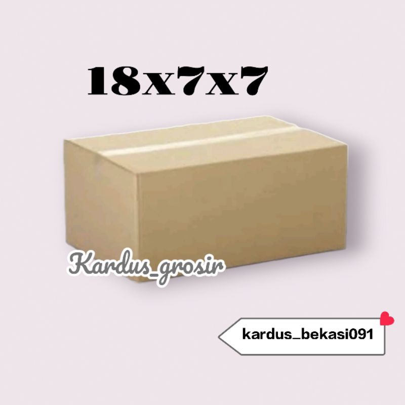 Jual kardus box packing 18x7x7 | Shopee Indonesia