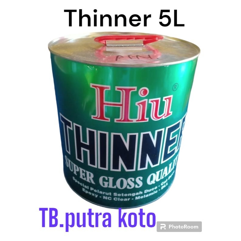 Jual Thinner 5 Liter Galon L Pengencer Cat Bisa Untuk Semua Warna Cat Free Bubble Wrap Shopee 4688