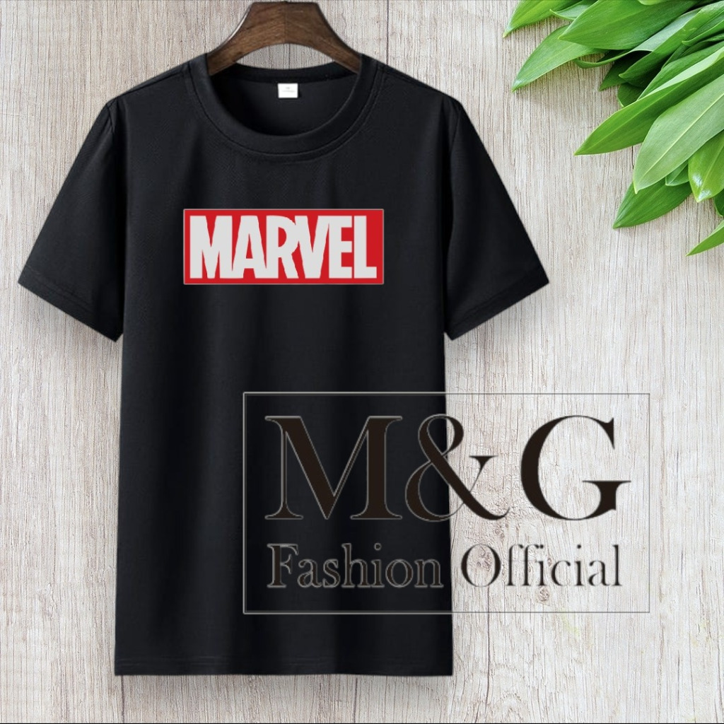 Jual Bisa Cod Kaos Pria Premium Motif Marvel Katun Combed S