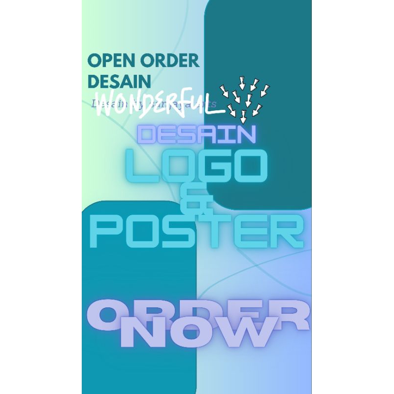 Jual jasa desain logo / desain poster / desain kemasan produk / desain