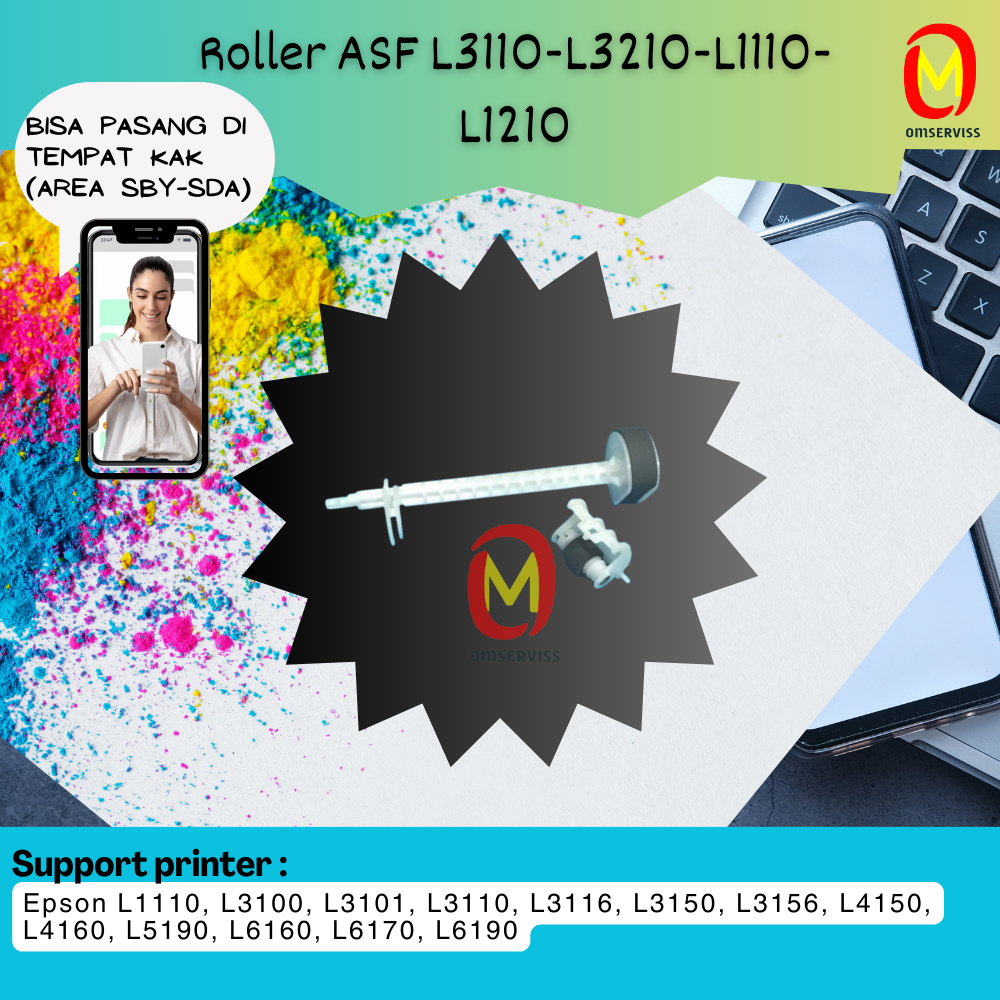 Jual ROLLER ASF EPSON EPSON L1110/L3110/L3150/L1210/L1250/L3210/L3250 ...