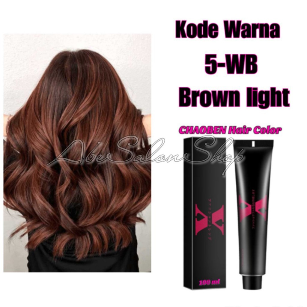 Jual KODE 5-WB BROWN LIGHT Japan Hair Color Cream Cat Rambut ...