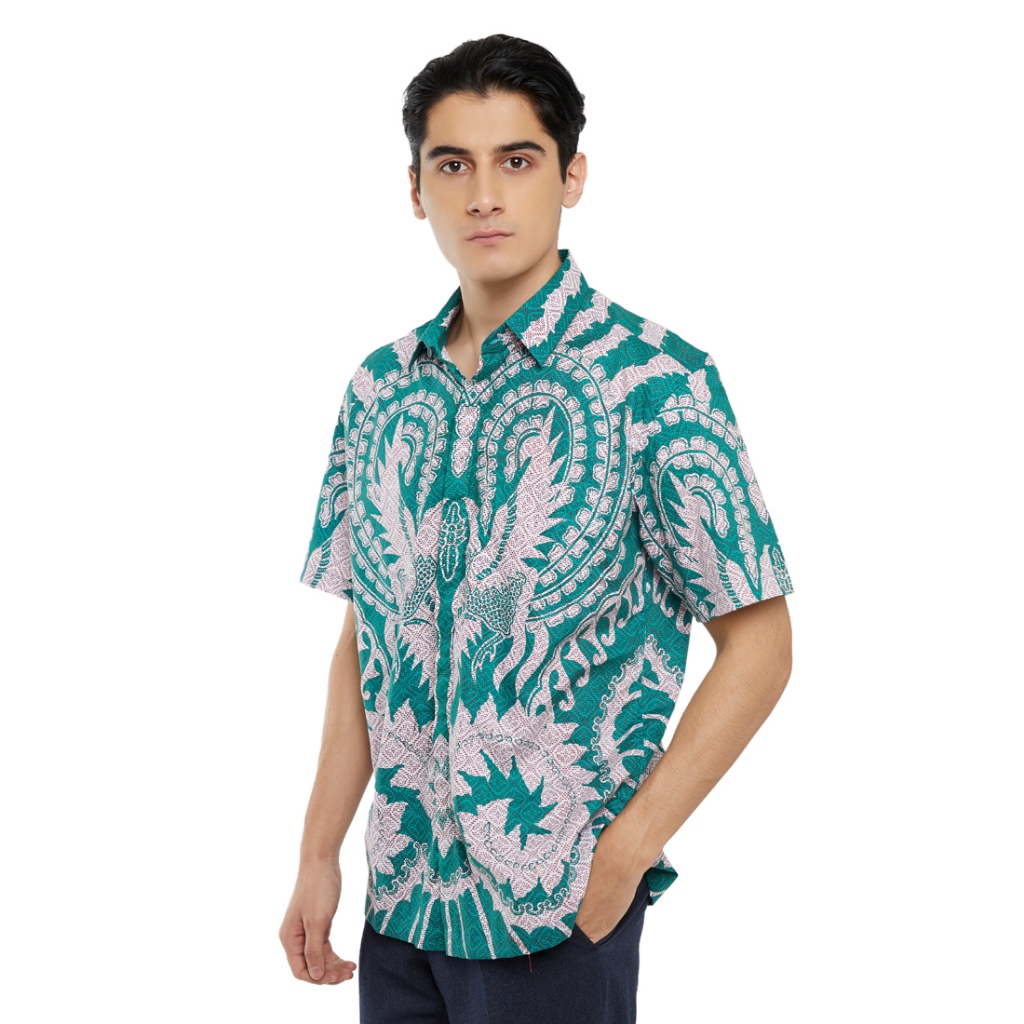 Jual Pradawita Batik Reguler Fit Asasta 2C (Tosca)-Lengan Pendek ...