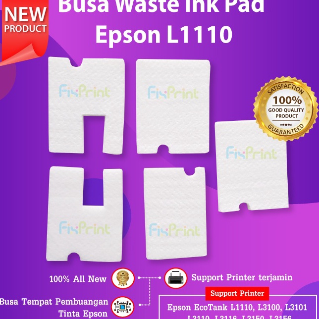 Jual Terupdate Busa Ink Pad Epson L1110 L3100 Bantalan Tinta Printer ...