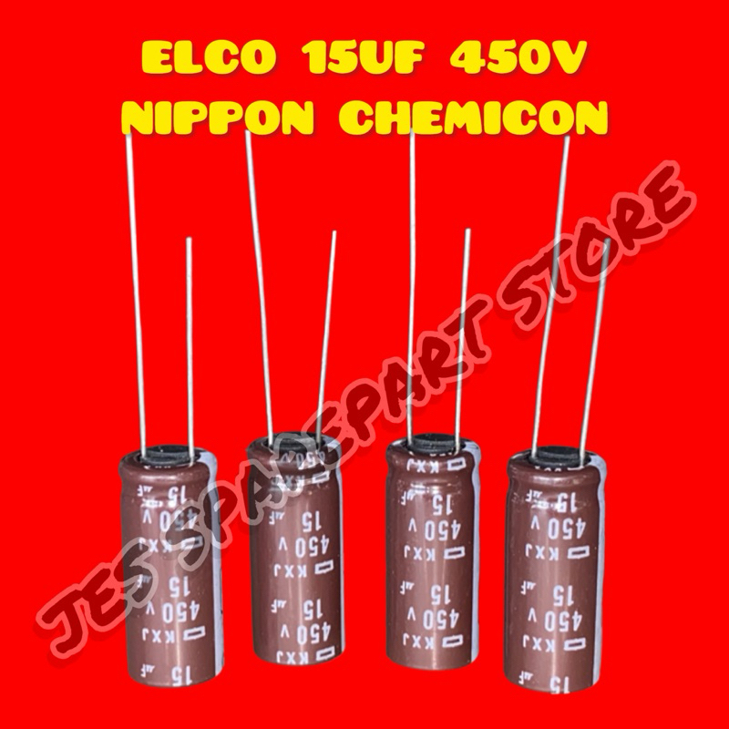 Jual ELCO 15UF 450V NIPPON CHEMICON | Shopee Indonesia