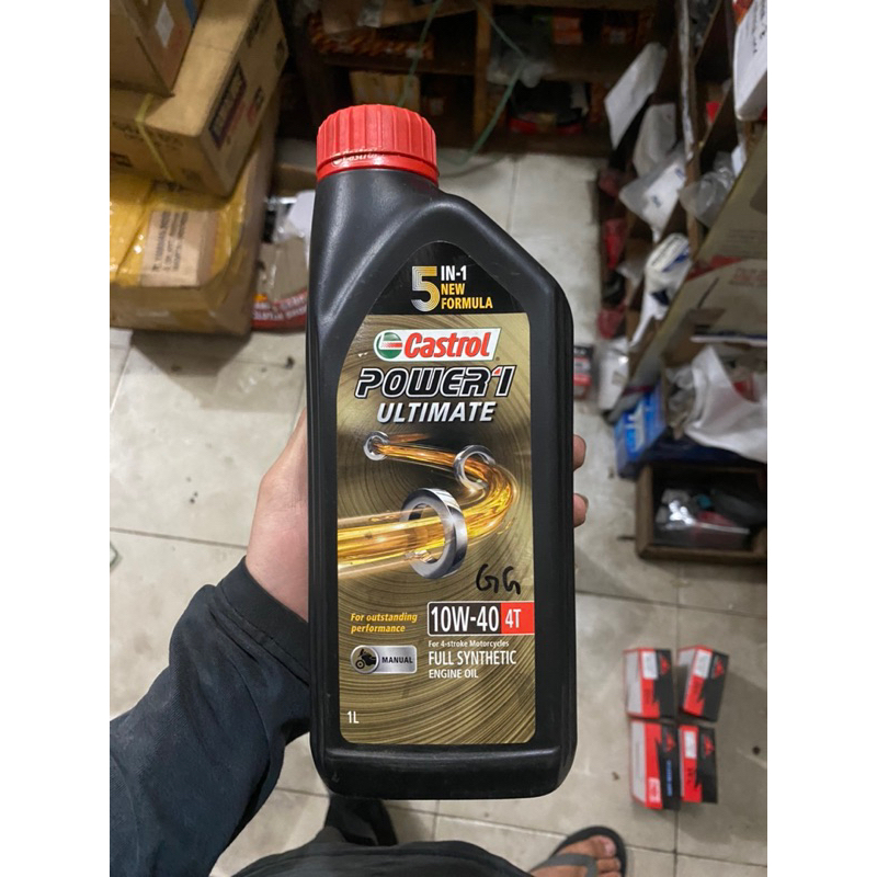 Pack 4L Aceite CASTROL POWER 1 ULTIMATE 10W40 + Filtro De Aceite | 100% Sintético