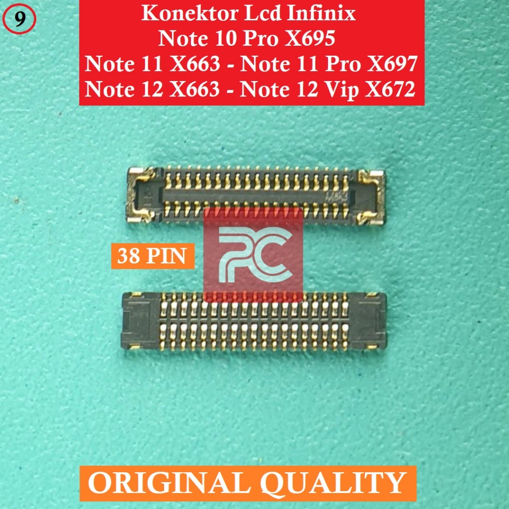 Jual Konektor LCD Infinix Note 10-11-12- Zero X Pro-Zero X Neo 38PIN ...