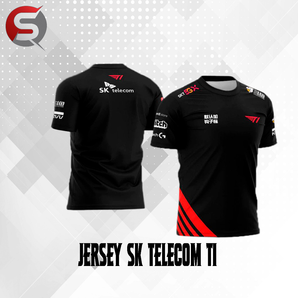 Jual Jersey T1 SKT T1 black edition game dota 2 Shopee Indonesia