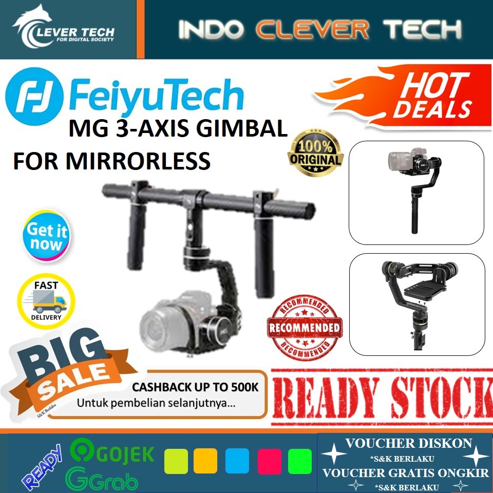 Jual FEIYUTECH MG 3-AXIS GIMBAL FOR MIRRORLES - untuk Mirrorless Camera