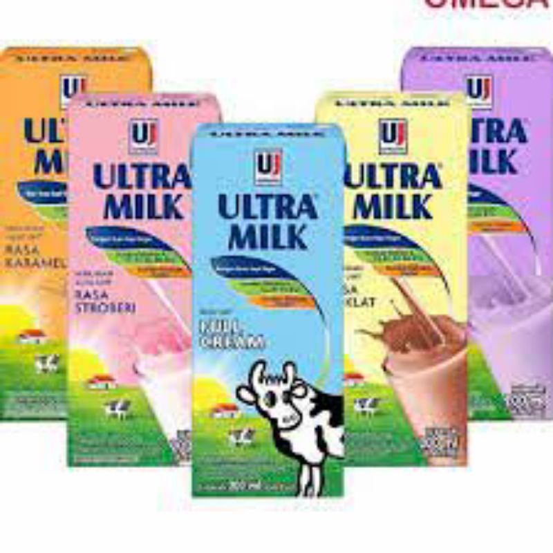 Jual ultra milk susu uht kotak 200ml/225ml | Shopee Indonesia