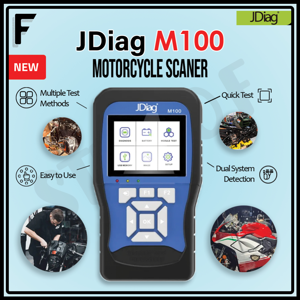Jual JDiag Scanner JDIAG M100 Original Scanner Motor Untuk Pembaca Kode ...
