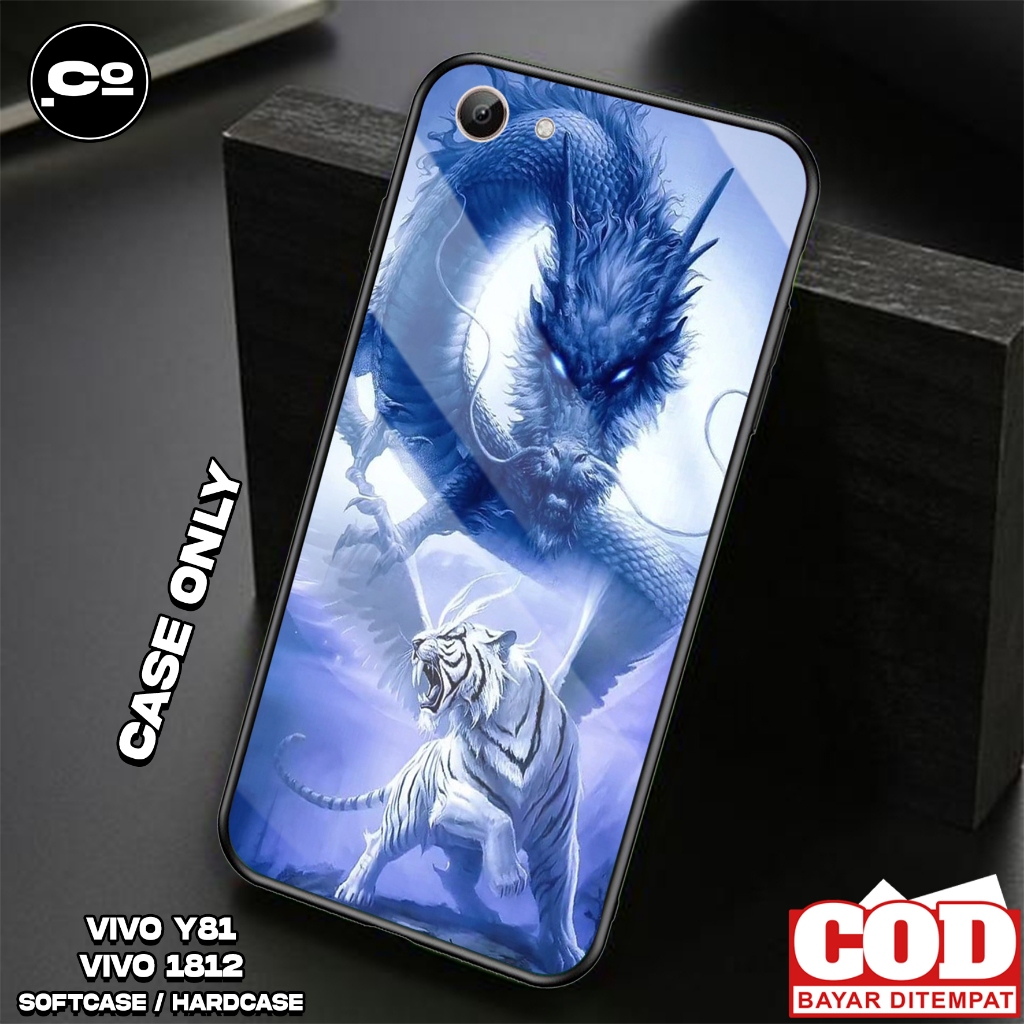 Back Cover Vivo Y81 Glass Cover Case Vivo Case Vivo 1808 Vivo 1812