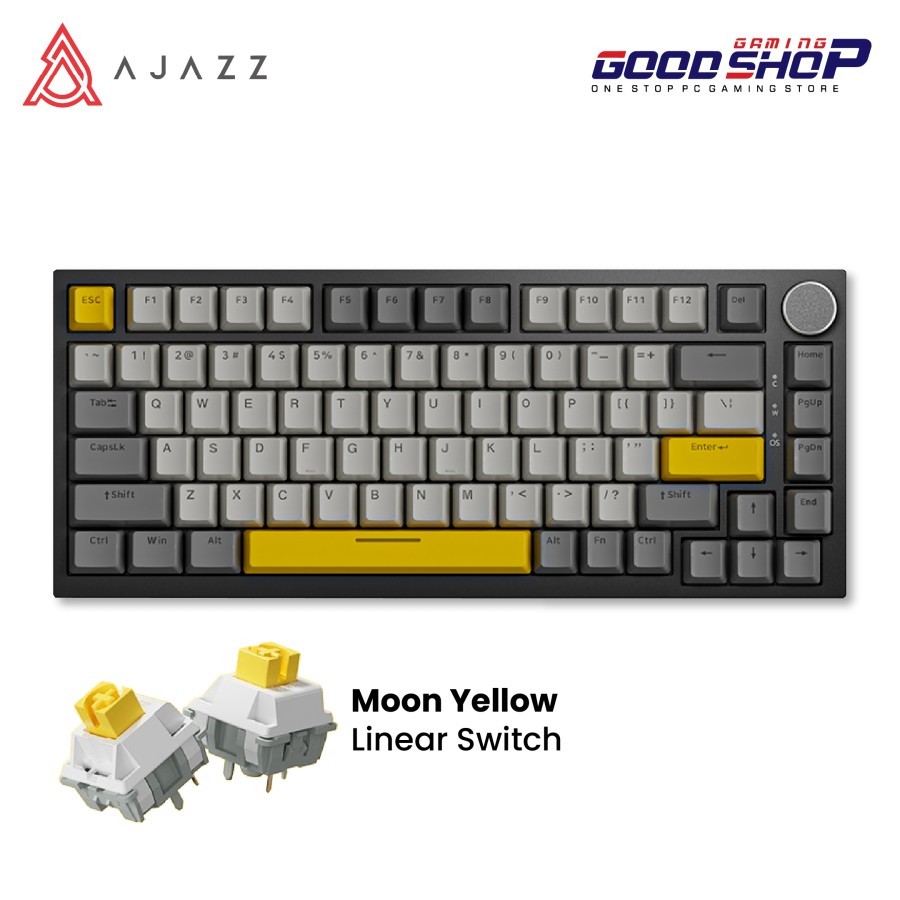 Jual Ajazz Ak820 GTS 75% Gasket Mounted - Mechanical Keyboard | Shopee ...