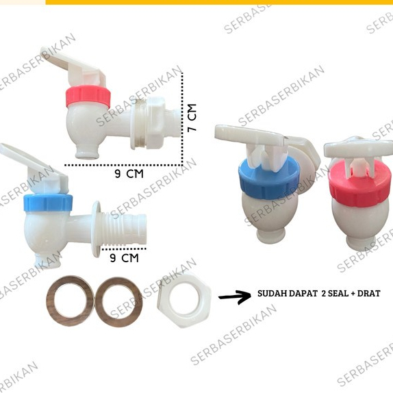 Jual Kran Dispenser Mini 047 Pendek / Kran Guci Air Galon Mini