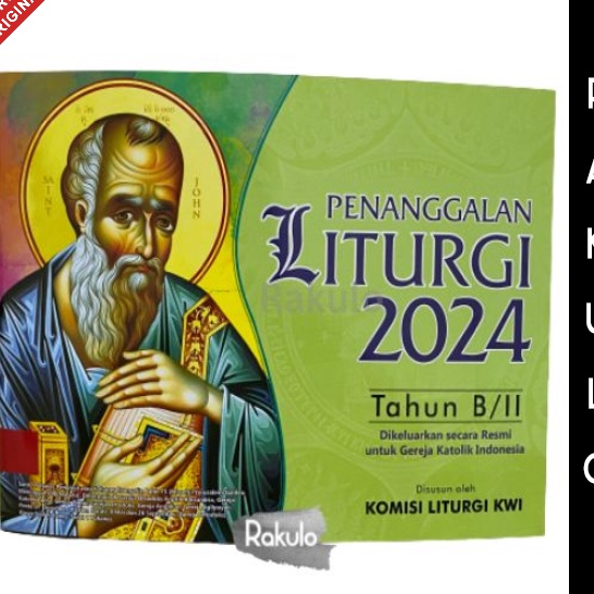 Jual Best Produk Buku Penanggalan Liturgi 2024 - Komisi Liturgi KWI ...