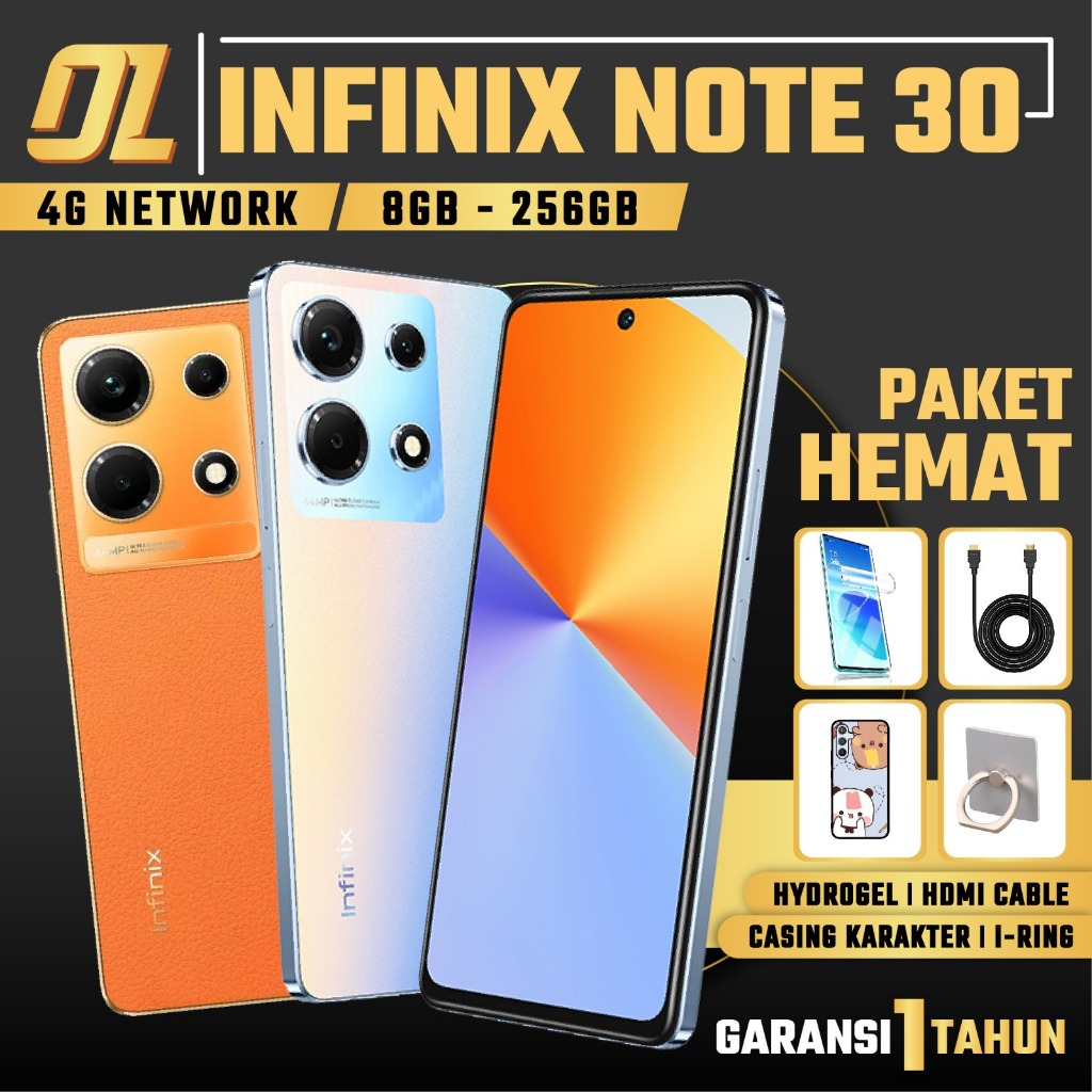 Jual Infinix Note 30 8/256 GB RAM 8 ROM 256 8GB 256GB HP Smartphone ...