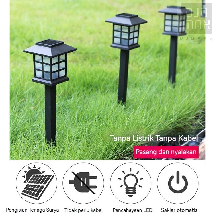 Jual DJDMax Lampu Rumput Surya, Lampu Taman Tahan Air Luar Ruangan ...