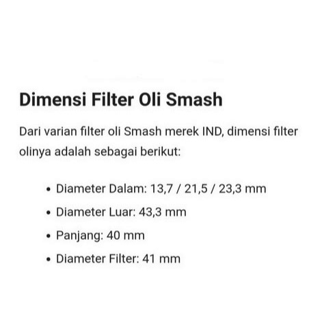 Jual FILTER OLI SARINGAN OLI SUZUKI SMASH, SPIN , SATRIA FU KARBU ...