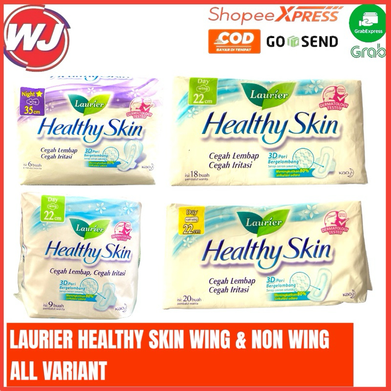 Jual LAURIER HEALTHY SKIN WING & NON WING ALL VARIANT | Shopee Indonesia