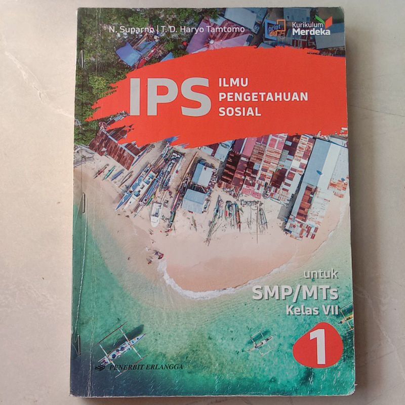 Jual Ilmu Pengetahuan Sosial Ips 1 Untuk Smp Mts Kelas 7 Vii