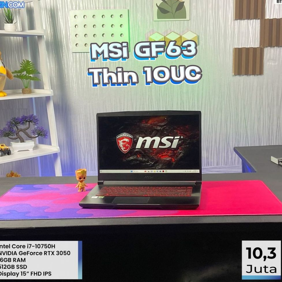 Jual MSi GF63 Thin 10UC | Shopee Indonesia
