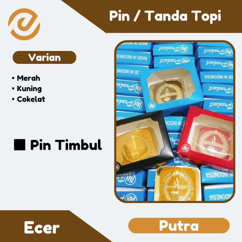 Jual Pin Tanda Topi Pramuka Putra Penggalang & Penegak | Shopee Indonesia