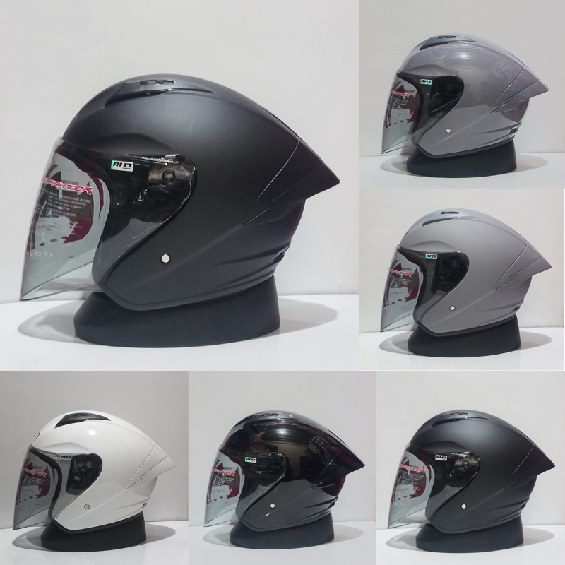 Jual HELM NHK N1 MAX SOLID HALF FACE (Terbaru NHK) Shopee Indonesia