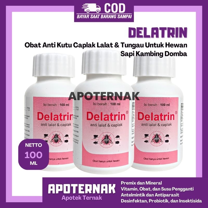 Jual DELATRIN 100 ml Medion | Obat Anti Kutu Caplak Lalat dan Tungau ...