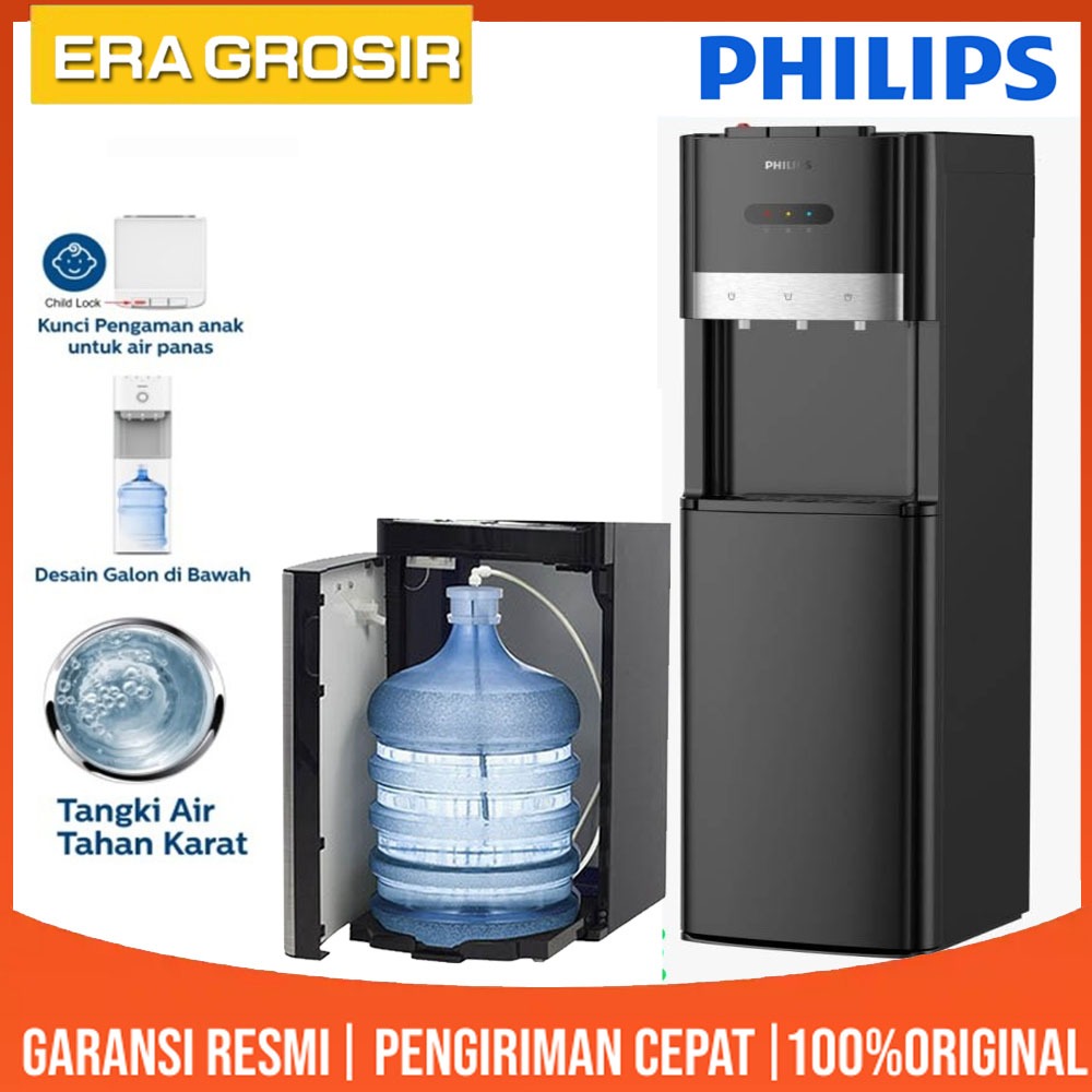 Jual DISPENSER PHILIPS GALON BAWAH ADD4948 3 Kran Panas Dingin Normal ...