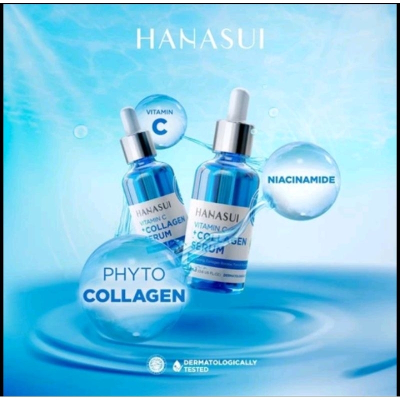 Jual HANASUI SERUM VITAMIN C BLUE+ COLLAGEN ( NEW LOOK & IMPROVED ...