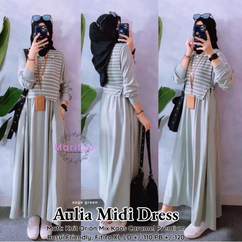 Jual FILA SET AULIA MIDI DRESS BY MARITZA Shopee Indonesia