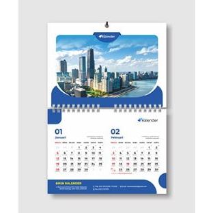 Jual Kalender Dinding Landscape 7 Lembar Finishing Spiral | Shopee ...