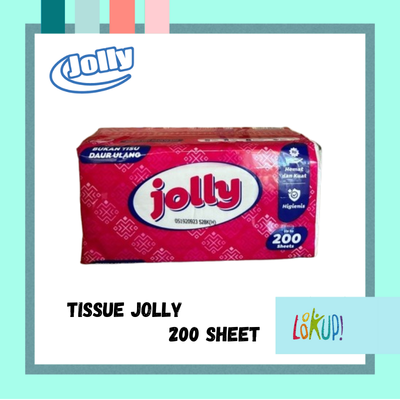 Jual Tissue Facial Tisu Wajah Jolly 200s X 2ply Tisu Wajah 200 Lembar Jolly Shopee Indonesia 7659